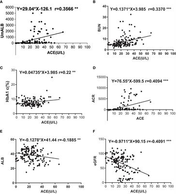 Elevated ACE Levels Indicate Diabetic Nephropathy Progression or Companied Retina Impaired